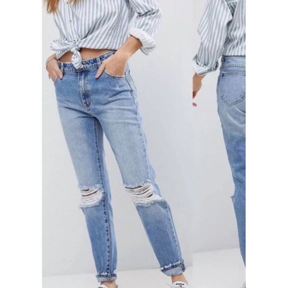 Rolla’s Rollas Jeans Classic Miller Straight Slim Mid High Rise Fit 28 Aussie 8 - Picture 3 of 7